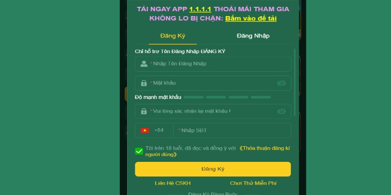 Một số lưu ý quan trọng trong quá trình đăng ký tài khoản